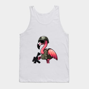 Tactical Flamingo Tank Top